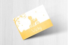 Meisje op fietsje Meisje op fietsje